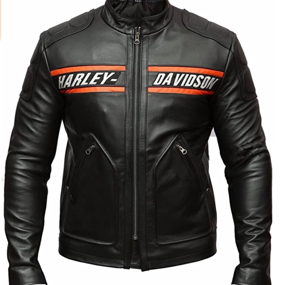Harley Davidson Men’s Leather Jacket.Size Small
